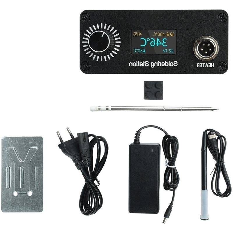 Digital Soldering Station T12 - 【A56X】T12 Tragbare Mini-Digital-Lötstation für Heimreparaturen mit