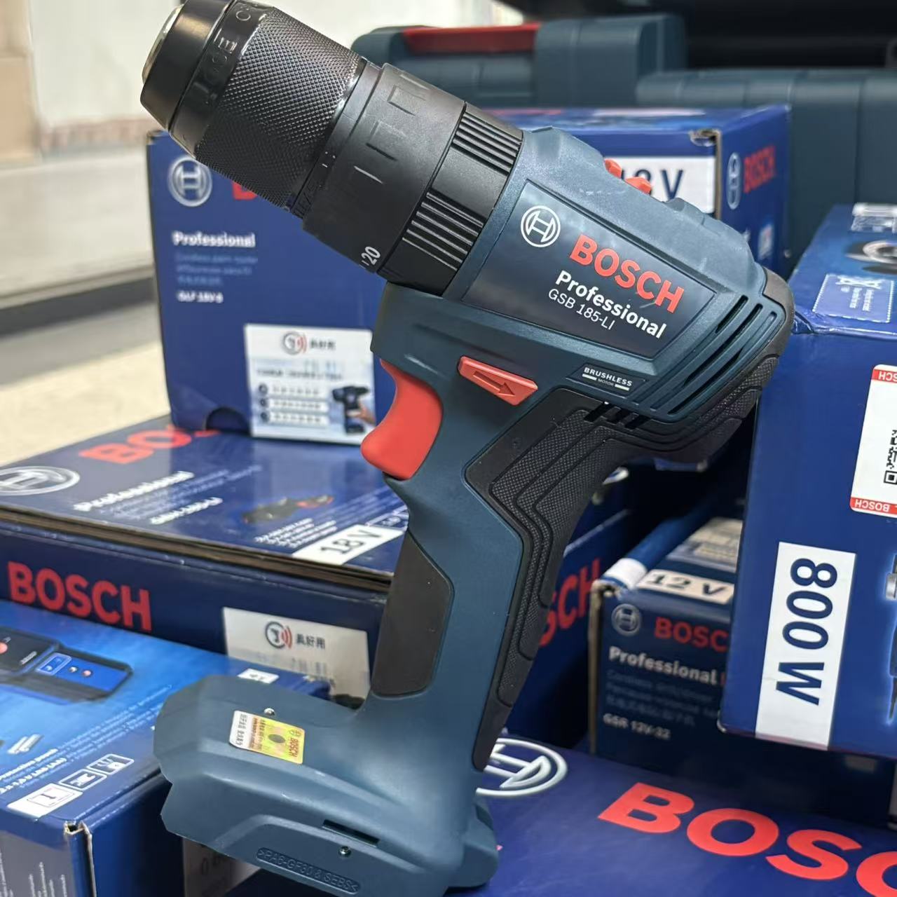 Brushless Cordless Electric Drill 18V - BOSCH GSB 185-LI Bürstenloser Akku-Schlagbohrschrauber 18V