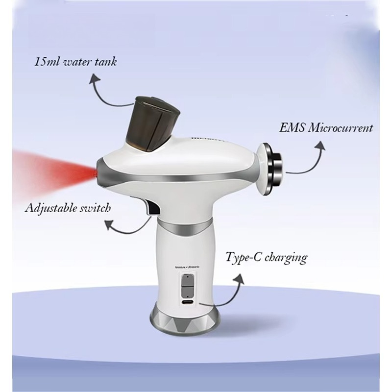 Airbrush Kit With Mini Compressor - Mini Akku Wiederaufladbares Beauty Gesichts-Make-up Airbrush-Set