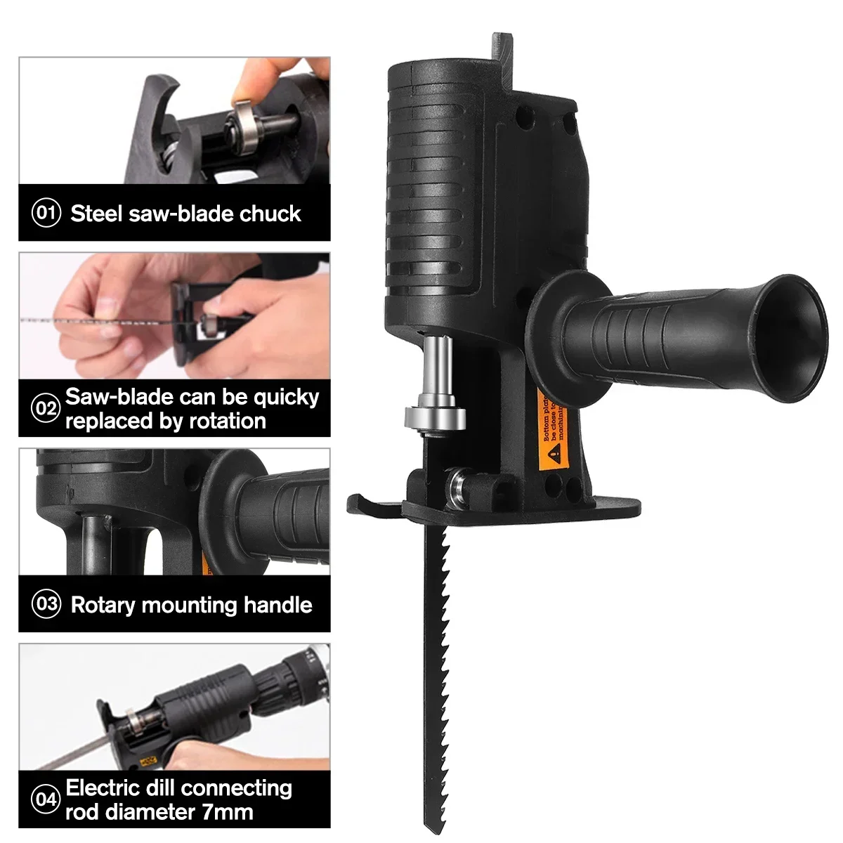 Tragbare Säbelsäge Adapter Ele – Reciprocating Saw Attachment Drill Bewertung und Preis