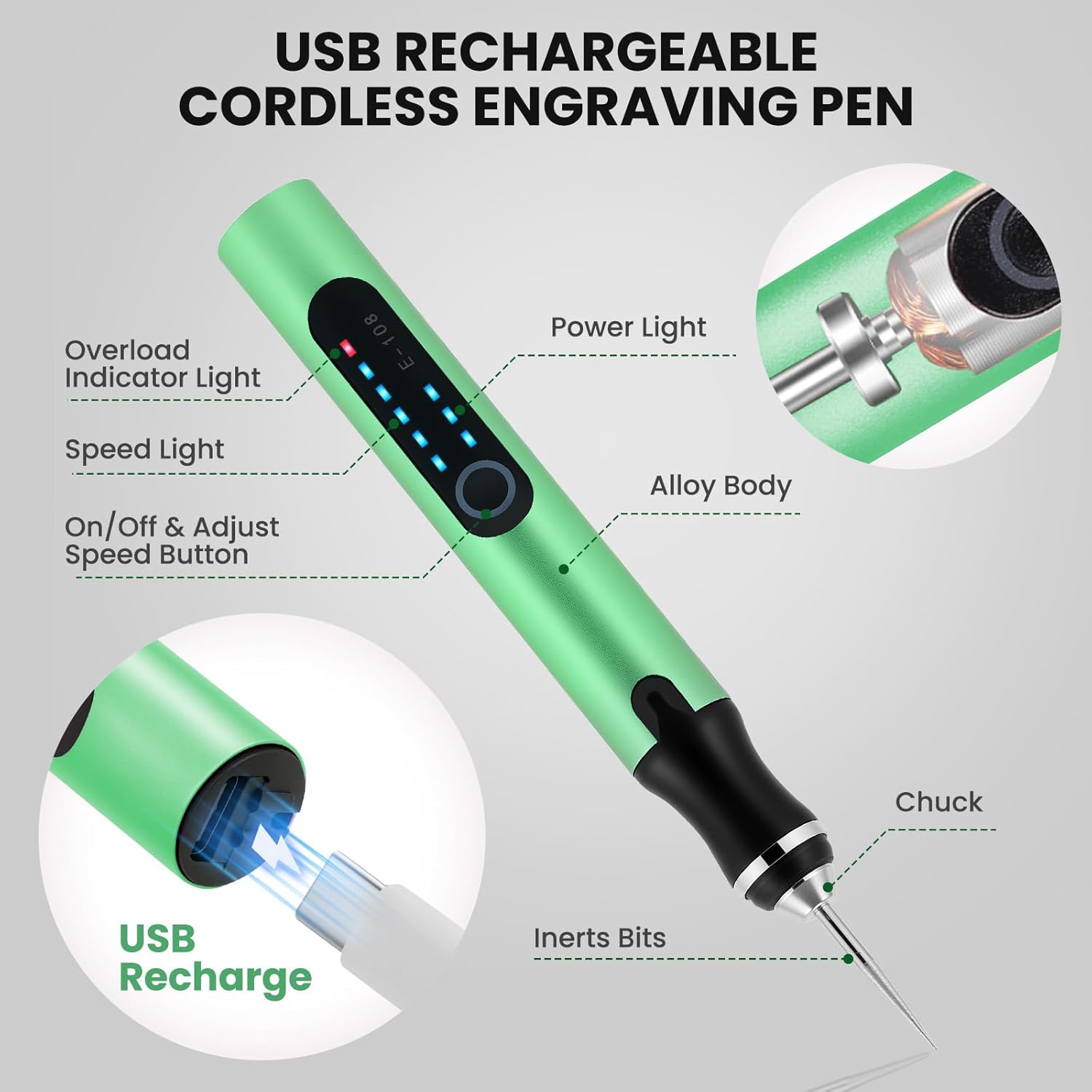 Elektrischer Gravurstift Kabel – Electric Screwdriver Rechargeable Usb Bewertung und Preis