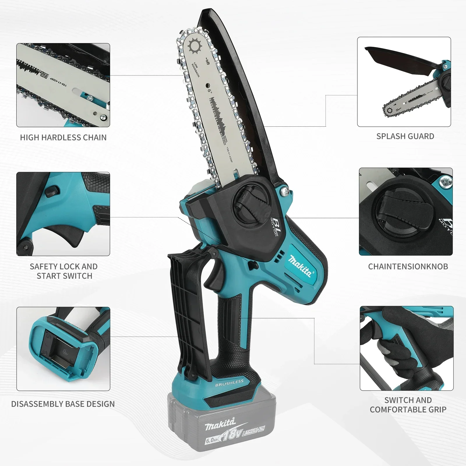 Makita UC286 6-Zoll-Kettensäge – Mini Electric Chainsaw 6 Inch Bewertung und Preis