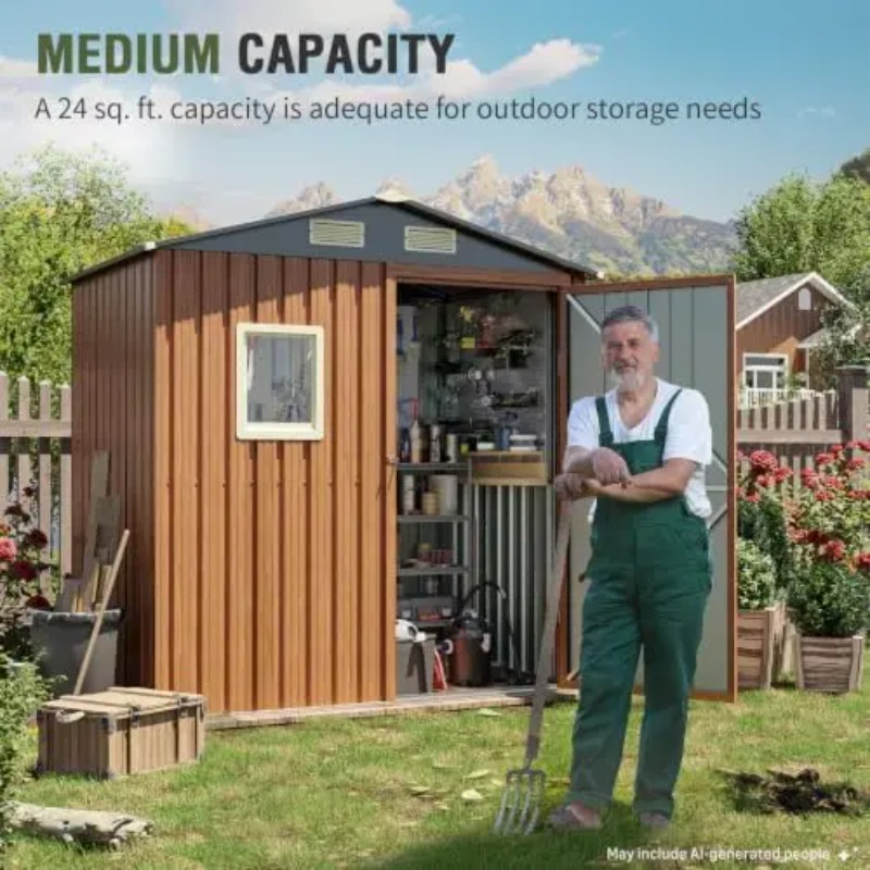 Outdoor-Lagerschuppen 6x4 Fuß, – Garden Tools Bewertung und Preis